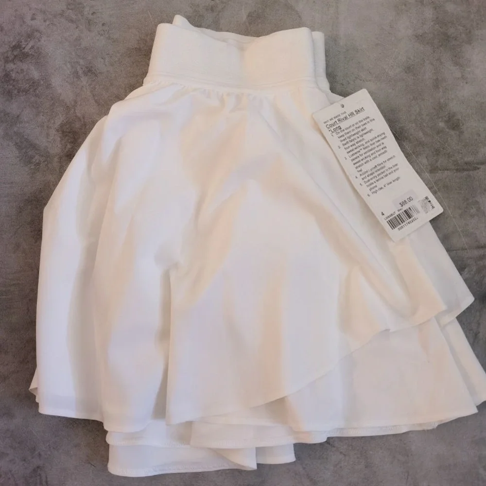 Lululemon Leggings Short Skirt Bundle White,Poolside,Pastel Blue,Indigo 4/Small - Picture 6 of 10